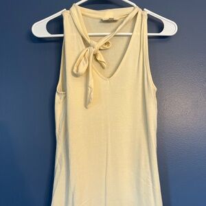 Mod Cloth, size small, cream colored necktie work top